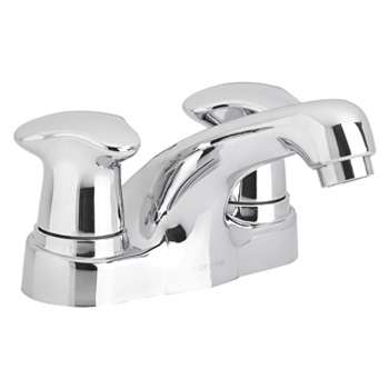 MEZCLADORA PARA LAVABO TRICETA 4" ALUVIA CROMO CORONA AV1040001